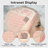 Qp hairMONIXI Synthetic Cosplay Wig Long Straight Light Pink Middle Part Wigs for Women Blonde Black Daily Use Fake Hairs