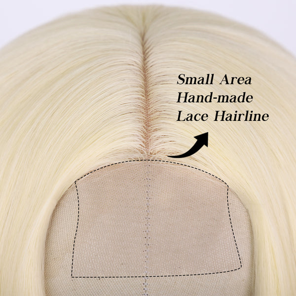 Qp hairMONIXI Synthetic Cosplay Wig Long Straight Wig Red Mixed Blonde Natural Wigs For Women Middle Part Black Brown Color Wigs