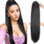 Qp hairMONIXI Synthetic Drawstring Kinky Curly Long Black Color Ponytail for Women Dairy Ponytails Extension Hair Heat Resistant