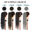 Qp hairMONIXI Synthetic Dreadlock Ponytail Extensions Long Straight Goddess Locs with Curly Ends for Black Women Wrap Around Hair Braid