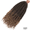 Qp hairMONIXI Synthetic Faux Locs Crochet Braids Synthetic Crochet Braids Ombre  Braiding Hair Bohemian Locks 18 inch 24 Stands