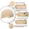 Qp hairMONIXI Synthetic Long Body Wavy Wigs for Women Ombre Blonde to Dark Brown Wig Synthetic Middle Part Wigs Heat Resistant Hair