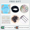 Qp hairMONIXI Synthetic Long Braided Ponytail 26 Inch Wrap Around Ponytail with Hair Rope Ring DIY Braided Hair Pieces for Women