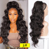 Qp hairMONIXI Synthetic Long Wavy Ponytail Hair Synthetic Drawstring Ponytail Clip in Hairpiece Black Wave Ponytail for Black Women