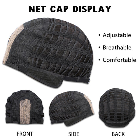 Qp hairMONIXI Synthetic Natural Layered Wig Long Wavy Wig for Women Black Brown Middle Part Wigs for Daily Party Heat Resistant Hair