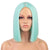 Qp hairMONIXI Synthetic Short Straight Bob Synthetic Wig  Light Blue Hair for Women Pink  Purple Colorful Cosplay Wig Heat Resistant