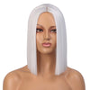Qp hairMONIXI Synthetic Short Straight Bob Synthetic Wig  Light Blue Hair for Women Pink  Purple Colorful Cosplay Wig Heat Resistant