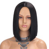 Qp hairMONIXI Synthetic Short Straight Bob Wig 12 Inces White Wigs for Women Pink Blue Yellow Colorful Cosplay Wig Heat Resistant