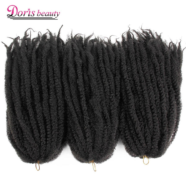 Marley Braid Ombre Braiding Hair Extensions Soft Afro Kinky Natural For Braids 18 inch Synthetic Crochet Braids Hair