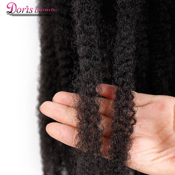 Marley Braid Ombre Braiding Hair Extensions Soft Afro Kinky Natural For Braids 18 inch Synthetic Crochet Braids Hair