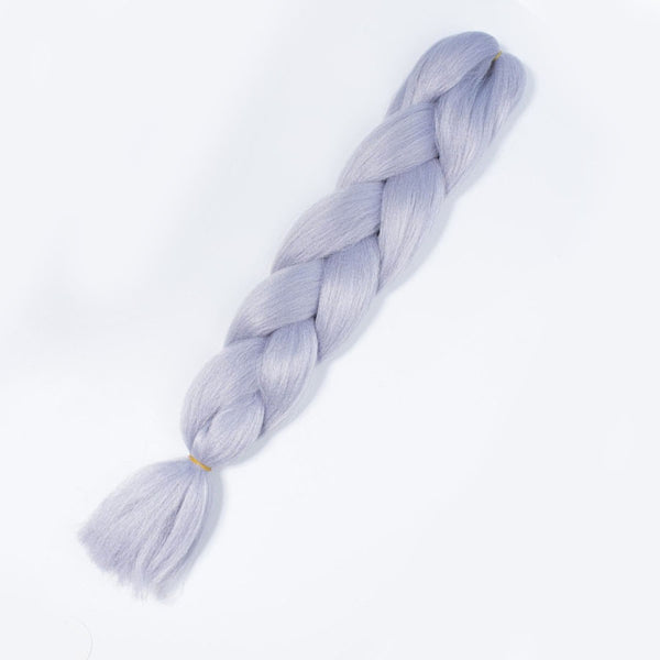 Qp hairOmbre Synthetic Braiding Hair Extensions For Box Twist Braids Women Girl 24'' 100g Jumbo Braids Ombre Tone Color Pink Black Blue