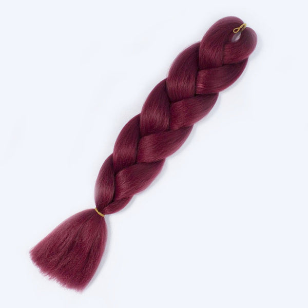 Qp hairOmbre Synthetic Braiding Hair Extensions For Box Twist Braids Women Girl 24'' 100g Jumbo Braids Ombre Tone Color Pink Black Blue