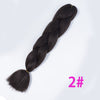 Qp hairOmbre Synthetic Braiding Hair Extensions For Box Twist Braids Women Girl 24'' 100g Jumbo Braids Ombre Tone Color Pink Black Blue