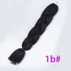 Qp hairOmbre Synthetic Braiding Hair Extensions For Box Twist Braids Women Girl 24'' 100g Jumbo Braids Ombre Tone Color Pink Black Blue