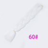 Qp hairOmbre Synthetic Braiding Hair Extensions For Box Twist Braids Women Girl 24'' 100g Jumbo Braids Ombre Tone Color Pink Black Blue