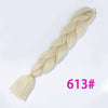 Qp hairOmbre Synthetic Braiding Hair Extensions For Box Twist Braids Women Girl 24'' 100g Jumbo Braids Ombre Tone Color Pink Black Blue