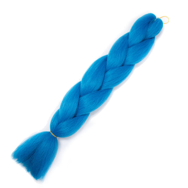 Qp hairOmbre Synthetic Braiding Hair Extensions For Box Twist Braids Women Girl 24'' 100g Jumbo Braids Ombre Tone Color Pink Black Blue