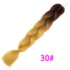 Qp hairOmbre Synthetic Braiding Hair Extensions For Box Twist Braids Women Girl 24'' 100g Jumbo Braids Ombre Tone Color Pink Black Blue