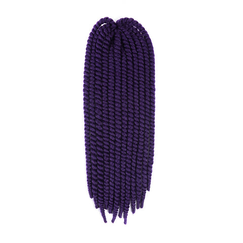 PURPLE   Mambo Twist Braid 22"
