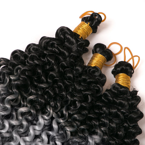 Qp hairPassion Twist Braids Synthetic Crochet hair 14 inch 100g/pcs Braiding Hair extensions Crochet braids Twist black Light Grey