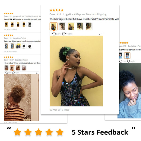 Ponytail Puff Afro Hair Bun Chignon Curly Drawstring Short Pony Tail Clip in on Synthetic Fake Hair Extensions Doris beauty