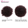 Ponytail Puff Afro Hair Bun Chignon Curly Drawstring Short Pony Tail Clip in on Synthetic Fake Hair Extensions Doris beauty