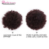 Ponytail Puff Afro Hair Bun Chignon Curly Drawstring Short Pony Tail Clip in on Synthetic Fake Hair Extensions Doris beauty