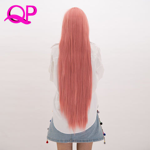 Qp hairQp Hair Women's Long  Silky Straight Synthetic Hair Wig Cosplay High Temperature Fiber wigs