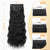 Qp hairSynthetic 4pcs Clip In Hair Extensions Long Wavy Extension Black and Mixed Color Hairpieces For Women Dairy Heat Resistence