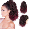 Qp hairSynthetic Afro Kinky Curly Hair Drawstring Puff Ponytail Extension Synthetic Clip in Pony Tail African American Hair Extension
