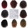 Qp hairSynthetic Afro Kinky Curly Hair Extension Drawstring Puff Ponytail Synthetic Clip in Pony Tail African American Hair Extension