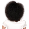 Synthetic Afro Wig for Women African Dark Brown Black Red Color Yaki Straight Short Wig Cosplay Hair