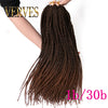 Qp hairSynthetic Blonde Ombre Crochet Braids 30 strands/pack 18'' small Senegalese Twist Hair Braiding Hair Extensions