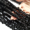 Qp hairSynthetic Crochet Braids Hair For Women Twist Curl Pre-Looped 18 Inch Black Passion Locs Hairstyles Braiding Hair Extensions
