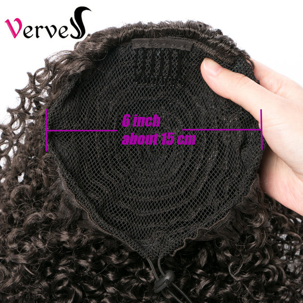 Qp hairSynthetic Curly Ponytail Hairpiece With Rubber Band Hair Ring Chignon 10 Inch Blonde Ponytail Hair Extension With Clip-in