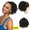 Qp hairSynthetic Drawstring Puff Ponytail Afro Kinky Curly Hair Extension Synthetic Clip in Pony Tail African American Hair Extension