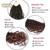 Qp hairSynthetic Hair Crochet Box Braids With Curls Marely Style 14 Inch 16 strands/pcs Braiding Extensions For Women Girl
