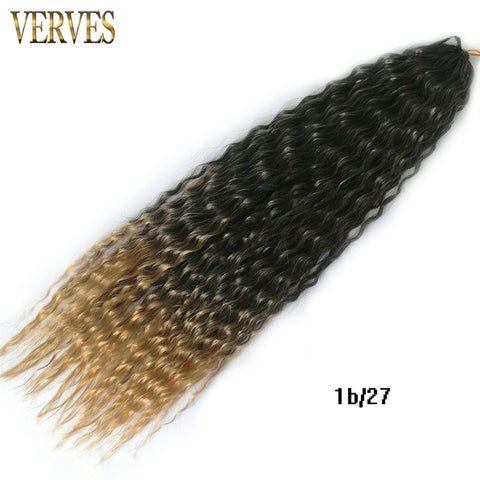 Qp hairSynthetic Kinky Twist Braiding Braids Hair Extensions Natural Wave Crochet Braids Pink Ombre Black Goddess Passion Marely Curl