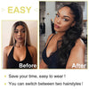 Qp hairSynthetic Long Wavy Synthetic Ponytail Hair Blonde Drawstring Ponytail Clip in Hairpiece Black Wave Ponytail for Black Women