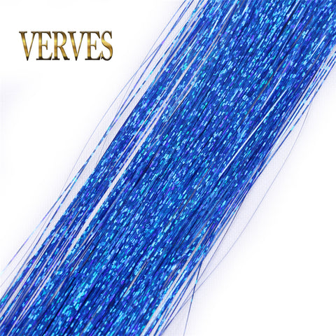 Qp hairSynthetic Sparkle Shiny Hair Women Hippie for Braiding Headdress Tinsel Rainbow Blonde Silk Hair Extensions Dazzles
