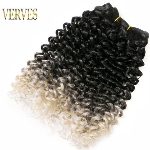 Qp hairSynthetic Weaving Crochet Braid 65g/pack Hair 6 piece Curly Braid Heat Resistant Ombre Braiding Hair Weft Extensions Curly Wave