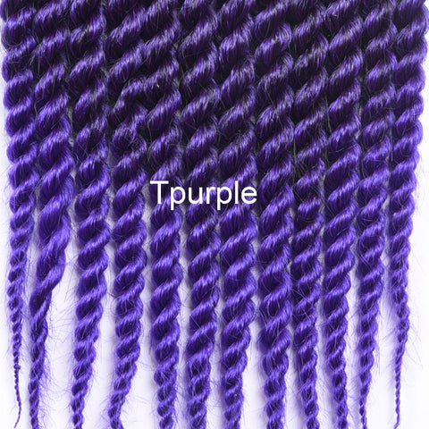 12 inch 12 Strands/Pack Crochet Braids Senegalese Twist Hair 18 Colors