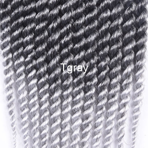 12 inch 12 Strands/Pack Crochet Braids Senegalese Twist Hair 18 Colors