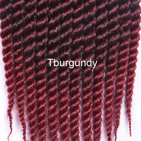12 inch 12 Strands/Pack Crochet Braids Senegalese Twist Hair 18 Colors