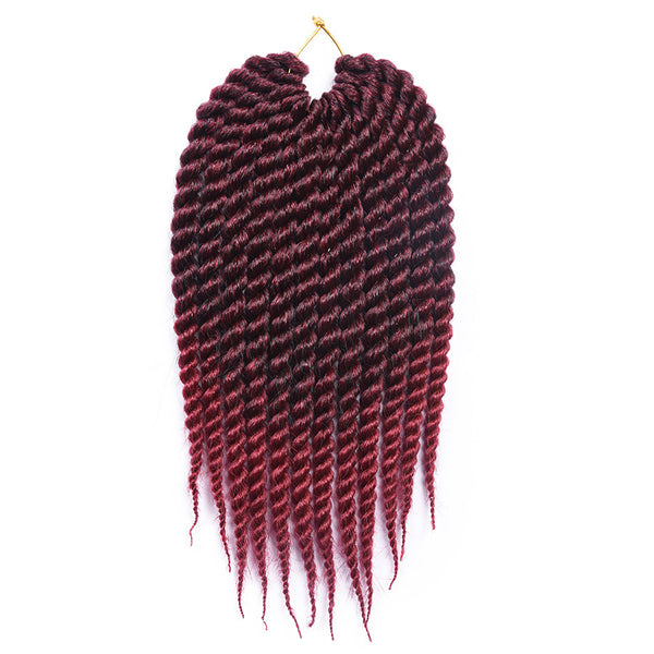 12 inch 12 Strands/Pack Crochet Braids Senegalese Twist Hair 18 Colors