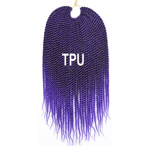 14inches 30roots 60g Ombre Synthetic Crochet Braids for Braiding Hair  Senegalese Twist Crochet