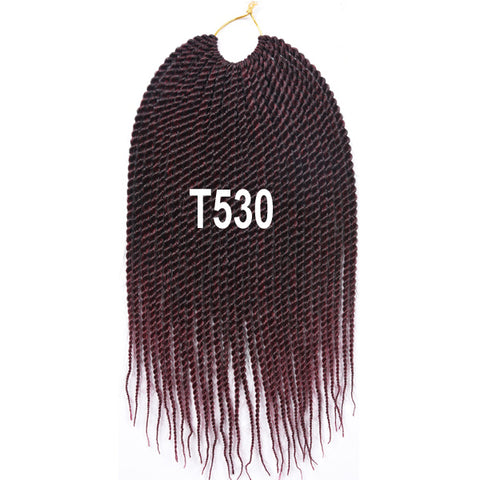 14inches 30roots 60g Ombre Synthetic Crochet Braids for Braiding Hair  Senegalese Twist Crochet