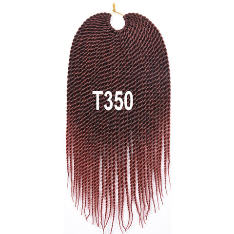 14inches 30roots 60g Ombre Synthetic Crochet Braids for Braiding Hair  Senegalese Twist Crochet
