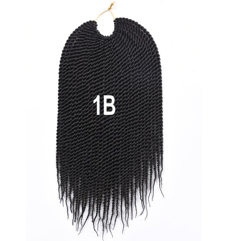 14inches 20roots 65g SYNTHETIC OMBRE BRAIDING HAIR KANEKALON FIBER SENEGALESE TWIST