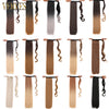 Qp hairVERVES Synthetic Clip In Ponytail Long Straight Wrap Around Hair Extension Heat Reistan Pony Tail Ombre Fake Hair For Women